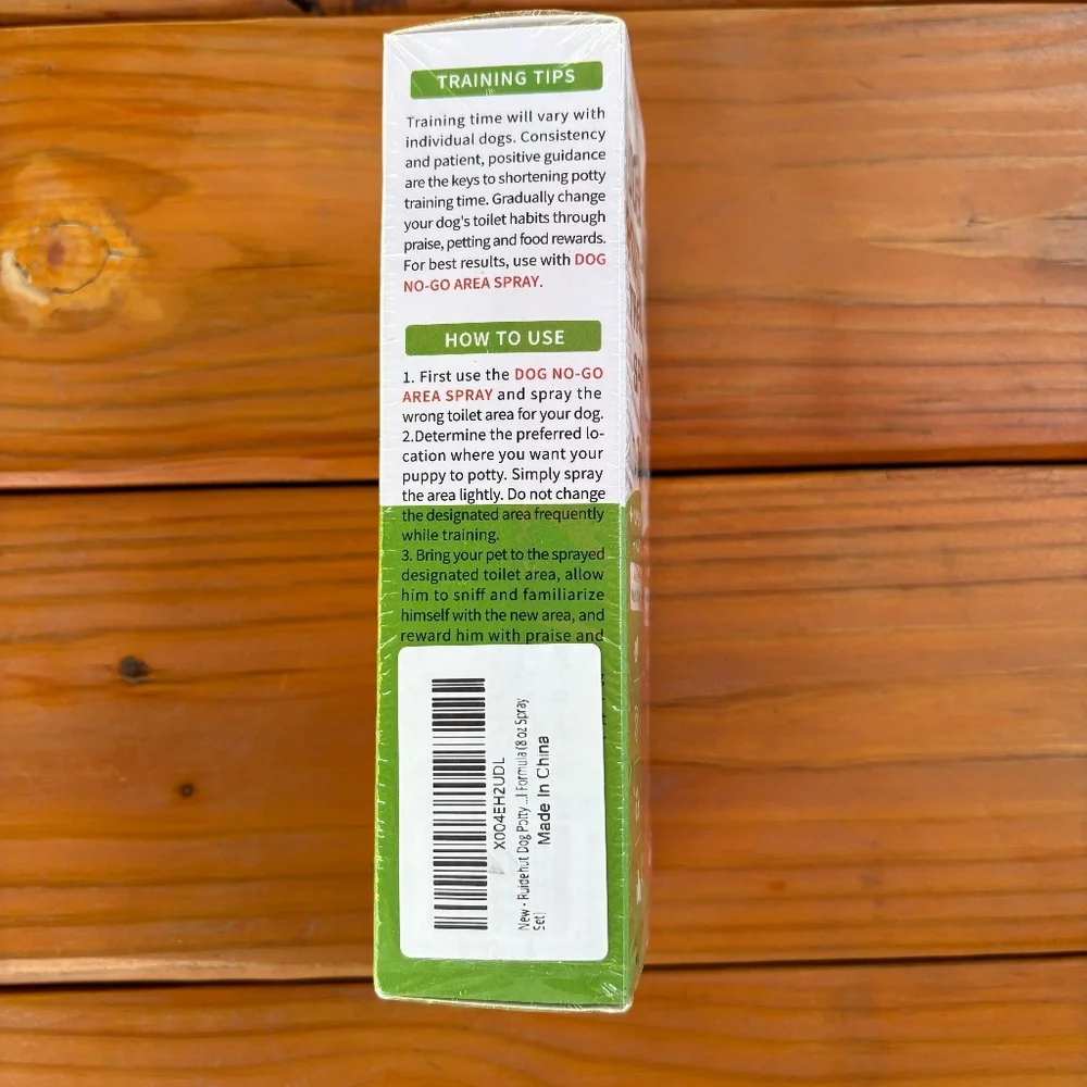 NWT Free w/Purchase Dog Potty Training and No Go Spray Bottles